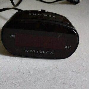 Westclox travel alarm clock